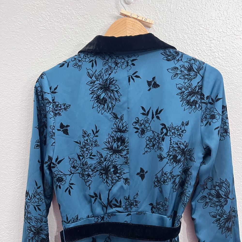 Gal Meets Glam office wear work wear dress in teal blue  size 4 - Picture 7 of 10